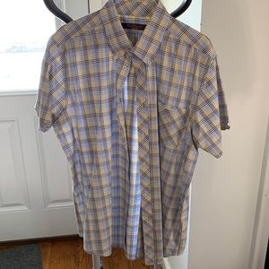 Ben Sherman Short Sleeve Slim Fit Shirt XL EUC